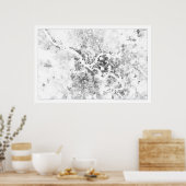 Pittsburgh Census Dotmap ポスター (キッチン)