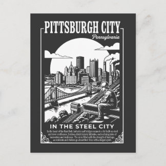 Pittsburgh City Pennsylvania In The Steel City ポストカード
