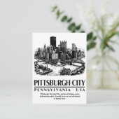 Pittsburgh City Pennsylvania USA ポストカード (スタンド正面)