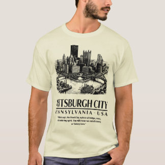 Pittsburgh City Pennsylvania USA Tシャツ