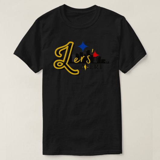Pittsburgh lers alert  tシャツ (デザイン正面)