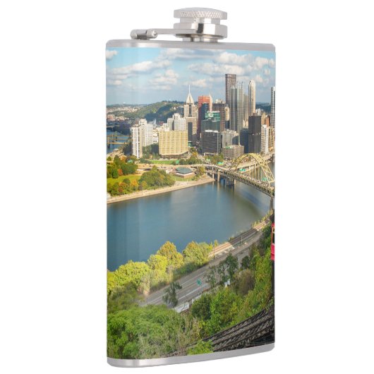 Pittsburgh PA 写真 フラスク (右)