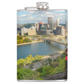 Pittsburgh PA 写真 フラスク (正面)