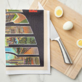 Pittsburgh Pennsylvania PA  Large Letter Postcard キッチンタオル (四つ折り)