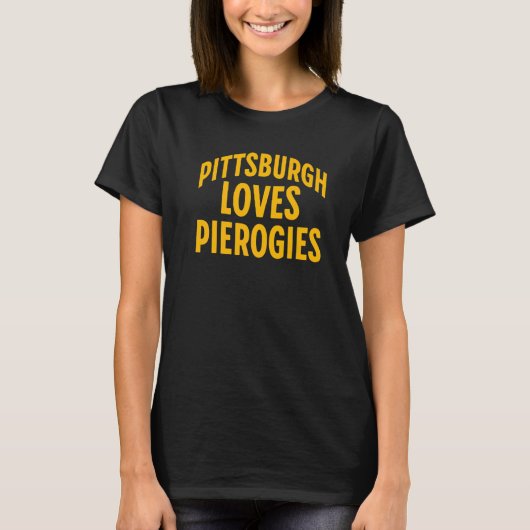 Pittsburgh Pennsylvania Steel City Perogie 412 Hom Tシャツ (正面)