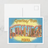 Pittsburgh, Pennsylvania Travel ポストカード (正面/裏面)
