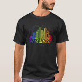Pittsburgh Pride Skyline  Pride Parade Pittsburgh Tシャツ (正面)