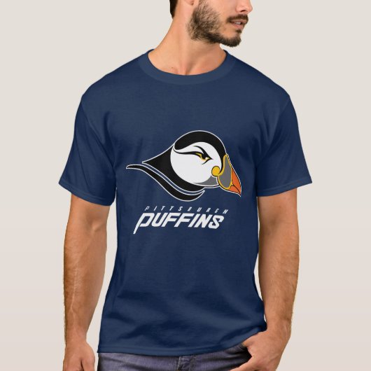 Pittsburgh Puffins Classic Logo Tシャツ (正面)