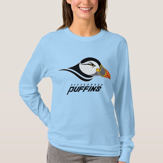 Pittsburgh Puffins Classic Logo Tシャツ (正面)
