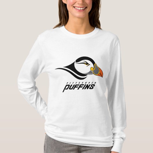 Pittsburgh Puffins Classic Logo Tシャツ (正面)