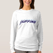Pittsburgh Puffins Text Logo Tシャツ (正面)