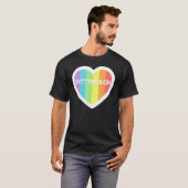 Pittsburgh Rainbow Gay LGBTQIA+ Pride Men Women Bo Tシャツ (正面フル)