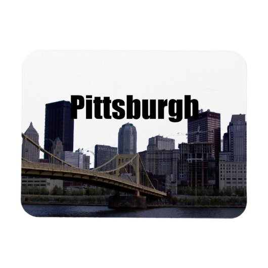 Pittsburgh SkylineとPittsburgh in the Sky Magnet マグネット (横)