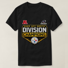 Pittsburgh Steelers 2025 AFC North Champions Tシャツ