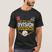 Pittsburgh Steelers 2025 AFC North Champions Tシャツ (正面)