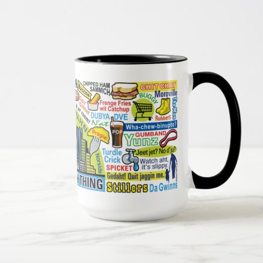 Pittsburghese マグカップ (右)