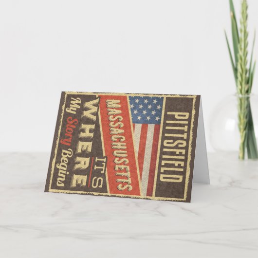 Pittsfield Massachusetts カード (正面)