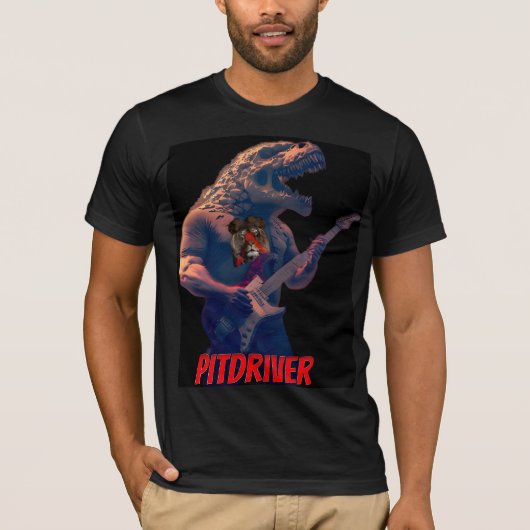 PitZillAとPitDriverのライオンロゴOGシャツ Tシャツ (正面)