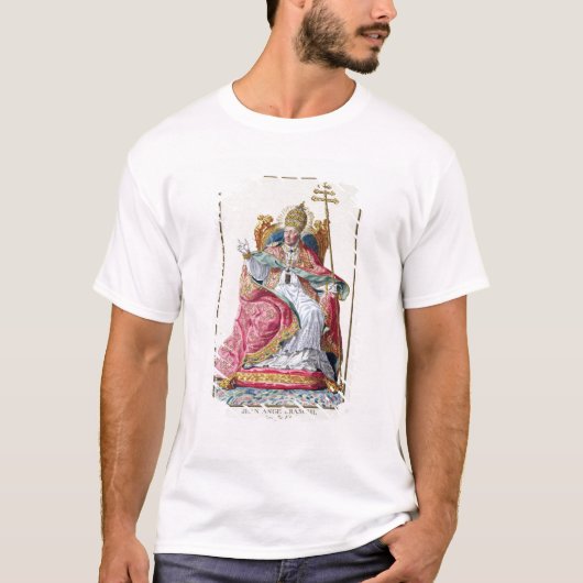 Pius法皇「Receuil des EstampesからのVI (1717-99年)、 Tシャツ (正面)