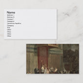 Pius法皇VII (ルイージBarnaba Chiaramonti) (1742-18年 名刺 (正面/裏面)