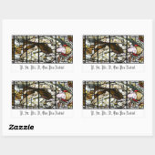 Pius Vシール（キャンドル崇拝の場合） 長方形シール (シート)