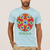 Pivitol Namaste Kaleidoscope T-Shirt Tシャツ (正面)