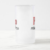 Pivoはストレスを減らします フロストグラスビールジョッキ (中央)