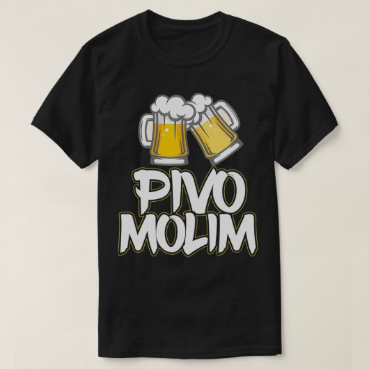 Pivo Molim Beer Please Croatian Vacation Croatia Tシャツ (デザイン正面)