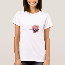 Pivoine graphique tシャツ