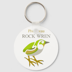 PIWAUWAU、ニュージーランドの鳥、ロックウォレン キーホルダー