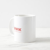 Piwikのマグ コーヒーマグカップ (正面左)