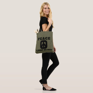 PIWWNEED TOTE PEACE (IWWN)ショルダートート トートバッグ