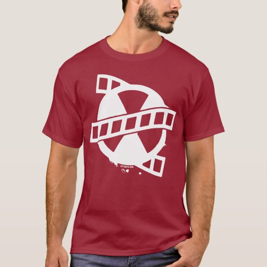 Pixの生産にシンプルなフィルムのロゴを得て下さい Tシャツ (正面)