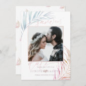 PIXデジンSILVER PALMSは日付を保存 セーブザデート (正面/裏面)