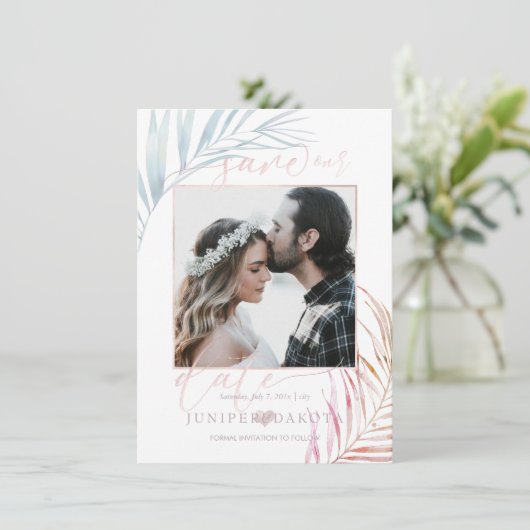 PIXデジンSILVER PALMSは日付を保存 セーブザデート (スタンド正面)