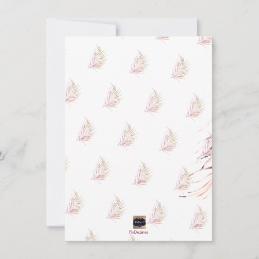 PIXデジンSILVER PALMSは日付を保存 セーブザデート (裏面)