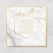 PIX DEZINES MONOGRAM WELL/MARBLE+金ゴールド エンクロージャーカード (裏面)