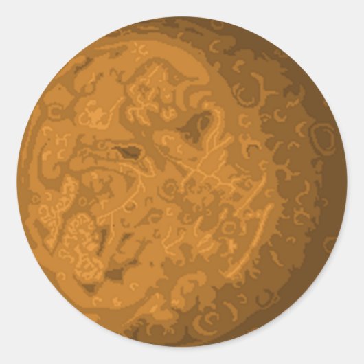 Pix-SOL水銀ステッカー ラウンドシール (正面)