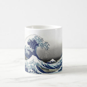 Pix Zinesヴィンテージ素晴らし、Hokusi 飾 Wave、Hoksui 葛 Wave コーヒーマグカップ