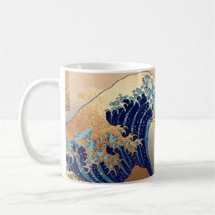 Pix Zinesヴィンテージ素晴らし、Hokusi 飾 Wave、Hoksui 葛 Wave コーヒーマグカップ
