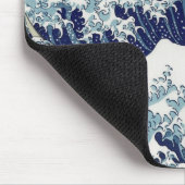 Pix Zinesヴィンテージ素晴らし、Hokusi 飾 Wave、Hoksui 葛 Wave マウスパッド (コーナー)