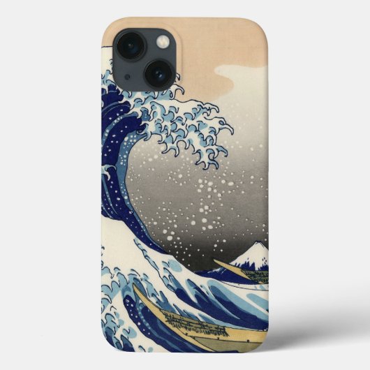 Pix Zinesヴィンテージ素晴らし、Hokusi 飾 Wave、Hoksui 葛 Wave Case-Mate iPhoneケース (裏面)