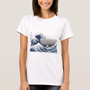Pix Zinesヴィンテージ素晴らし、Hokusi 飾 Wave、Hoksui 葛 Wave Tシャツ