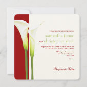 PixDezin calla lilies/DIY背景 招待状 (裏面)