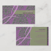 PixDezin Florentius damask/DIY背景 名刺 (正面/裏面)