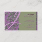 PixDezin Florentius damask/DIY背景 名刺 (裏面)