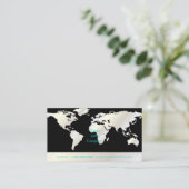 PixDezineがグローバルビジネスカードに移行中 名刺 (スタンド正面)