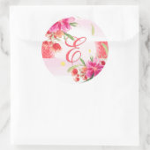 PixDezineの水色は花/ダイトリムカラーの場合がある ラウンドシール (バッグ)