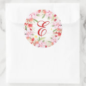 PixDezineの水色は花/ダイトリムカラーの場合がある ラウンドシール (バッグ)