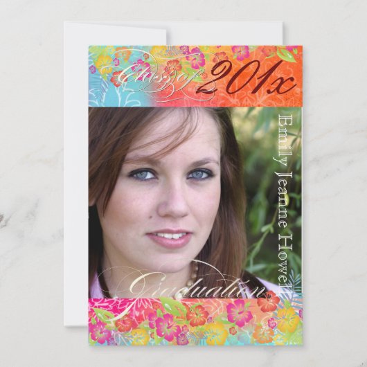 PixDezineハワイアンShaved Ice、2011年目盛 招待状 (正面)